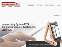 Tablet Screenshot of medium-service.pl